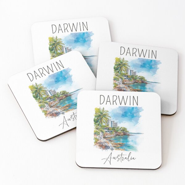 Item preview, Watercolor Design of Darwin - Australia designed and sold by Sketch-Shack.
