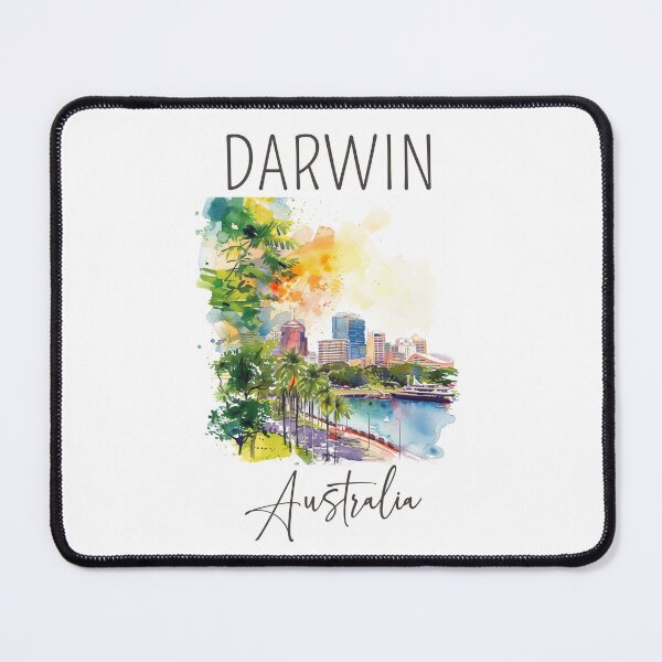 Item preview, Watercolor Design of Darwin - Australia designed and sold by Sketch-Shack.