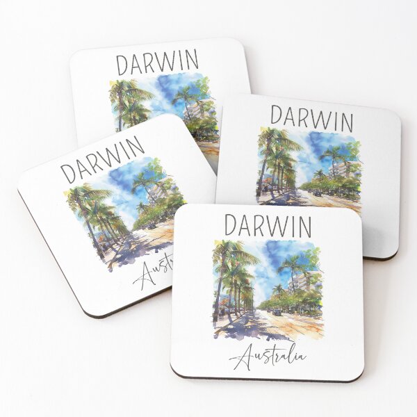 Item preview, Watercolor Design of Darwin - Australia designed and sold by Sketch-Shack.