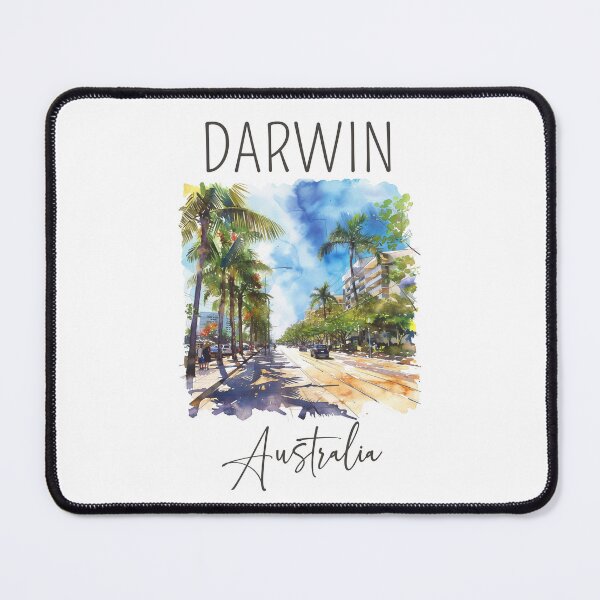 Item preview, Watercolor Design of Darwin - Australia designed and sold by Sketch-Shack.