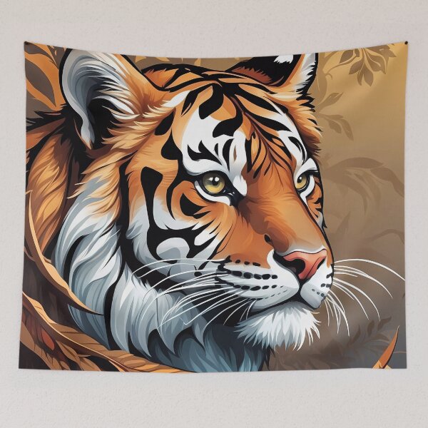Item preview, Majestic Gaze: The Tiger's Presence designed and sold by Vitalka-uk.