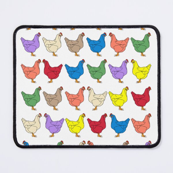 Item preview, Chickens, New Hampshire Red, chicken art, bird art, poultry art, animal and wildlife art designed and sold by Colleen Macomber.