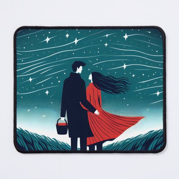 Item preview, Lovers on Starry Night designed and sold by KookyStudioArt.