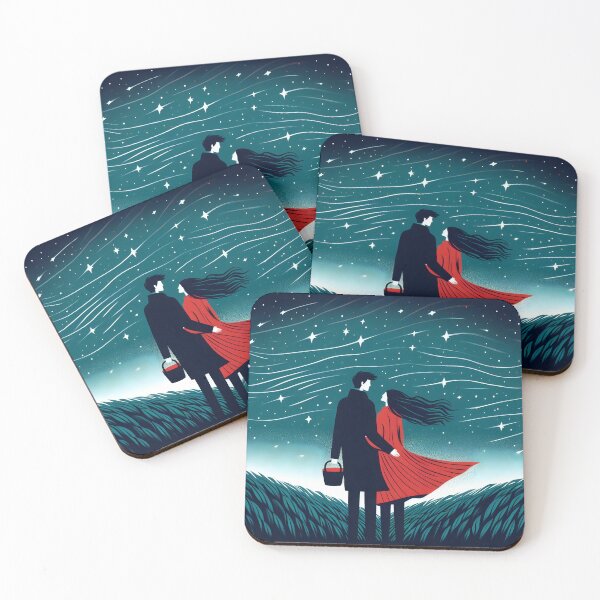 Item preview, Lovers on Starry Night designed and sold by KookyStudioArt.