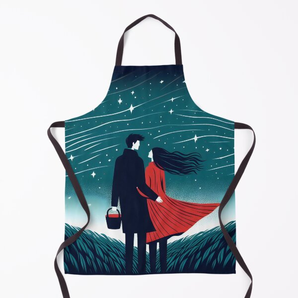 Item preview, Lovers on Starry Night designed and sold by KookyStudioArt.