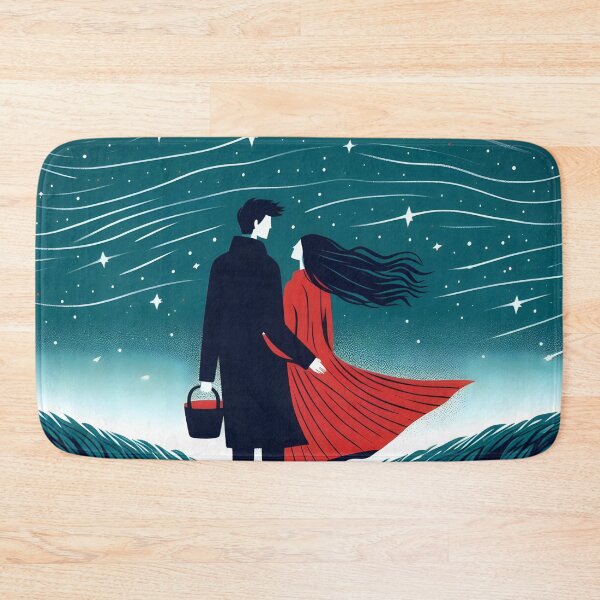 Item preview, Lovers on Starry Night designed and sold by KookyStudioArt.