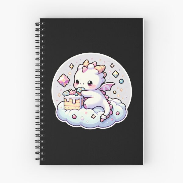 Item preview, Cute Dragon Eating Cake designed and sold by Truck Stop One.