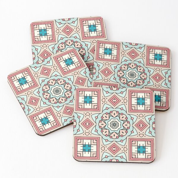 Item preview, Pastel retro delicate geometric pattern designed and sold by Lia Zarpin.