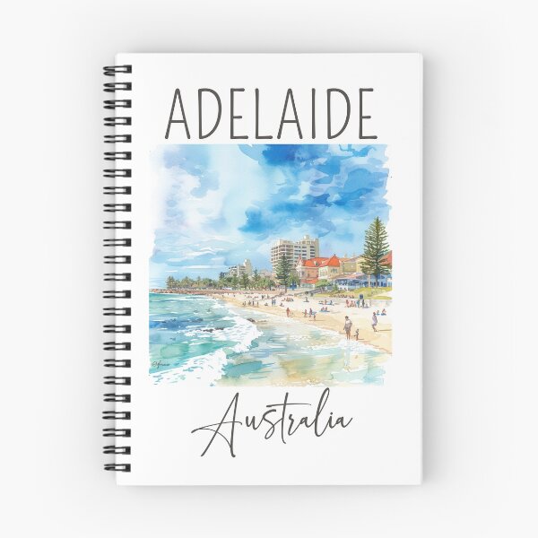 Item preview, Watercolor Design of Adelaide - Australia designed and sold by Sketch-Shack.