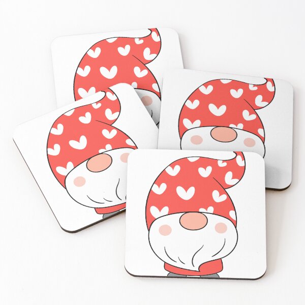 Item preview, Valentine Gnome Illustration designed and sold by Funky  Fibers.
