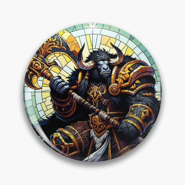 Item preview, Tauren Warrior WoW designed and sold by ArtGlassi.