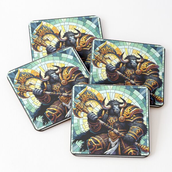 Item preview, Tauren Warrior WoW designed and sold by ArtGlassi.