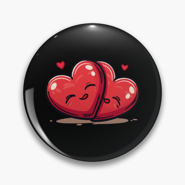 Item preview, Two Hearts - Love Valentine's Day Lover Couple  Cute Funny designed and sold by TheRealmWithin.