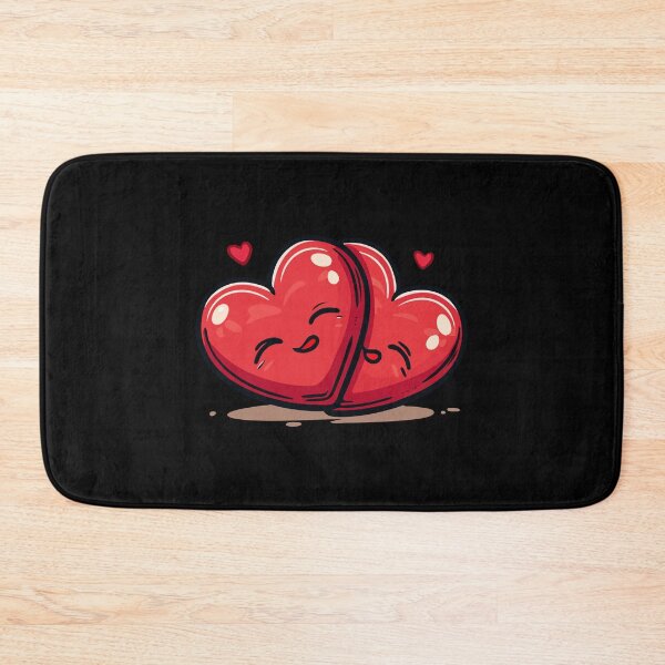 Item preview, Two Hearts - Love Valentine's Day Lover Couple  Cute Funny designed and sold by TheRealmWithin.