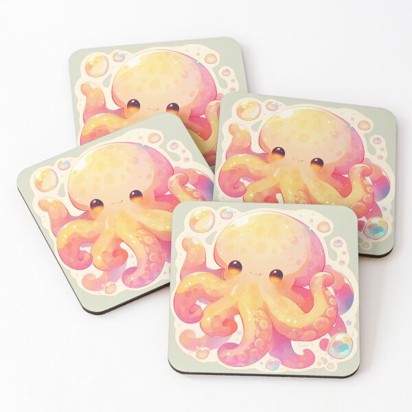 Item preview, Cute Dumbo octopus and Bubbles designed and sold by SMARTKIT  DESIGNAGENCY.