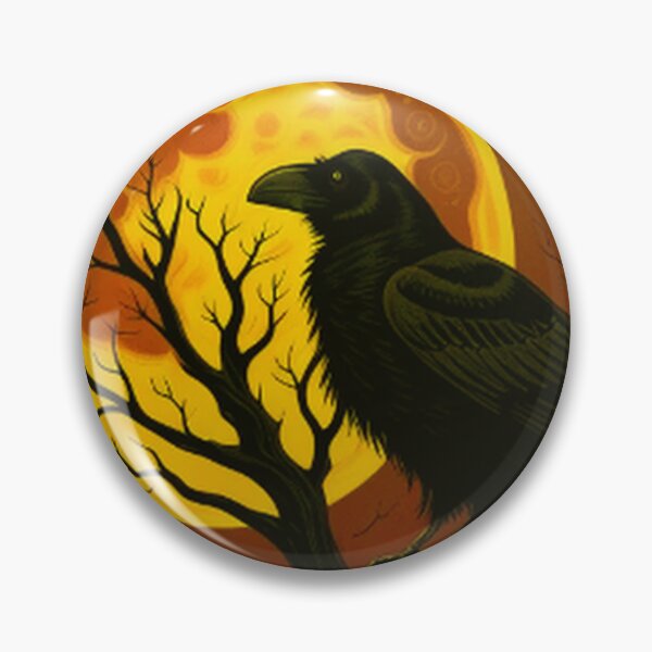 Item preview, Gothic Raven In Red Moon Light designed and sold by TheDarkWardrobe.