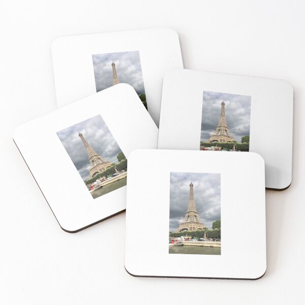 Item preview, Eiffel Tower cloudy day designed and sold by Fifi263.