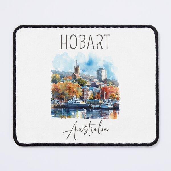 Item preview, Watercolor Design of Hobart - Australia designed and sold by Sketch-Shack.