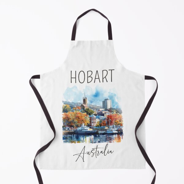 Item preview, Watercolor Design of Hobart - Australia designed and sold by Sketch-Shack.