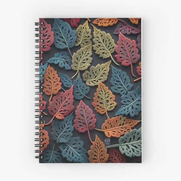 Aperçu de l'œuvre Feuilles d'automne brodées créée et vendue par Heather Wooldridge.