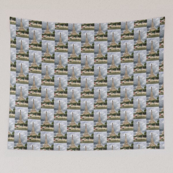 Item preview, Eiffel Tower cloudy day designed and sold by Fifi263.