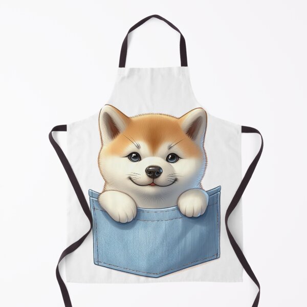 Item preview, Akita Dog In Pocket designed and sold by BerryBlaze.