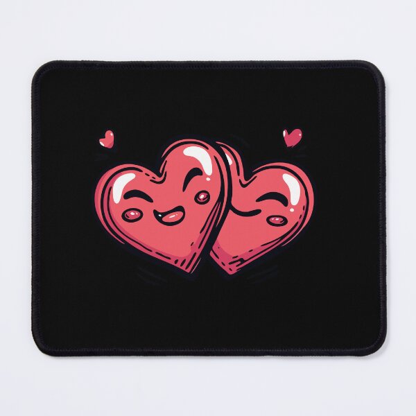 Item preview, Two Hearts - Love Valentine's Day Lover Couple  Cute Funny designed and sold by TheRealmWithin.