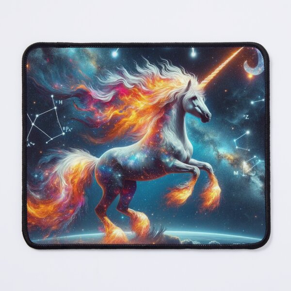 Item preview, Aries: Unicorn Horoscope Aries: The Fiery Trailblazer designed and sold by ZodiBlend.