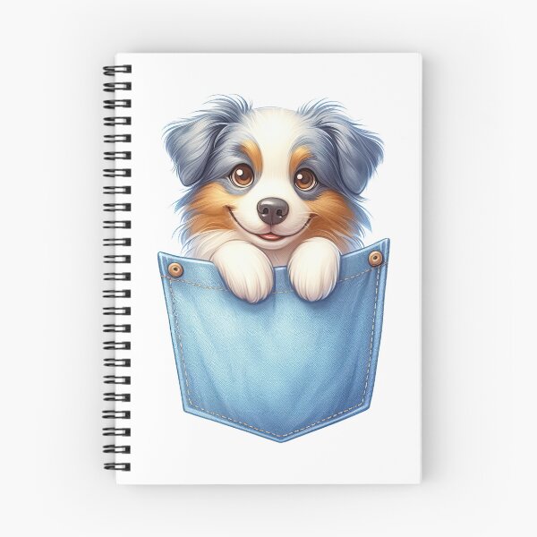 Item preview, Australian Shepherd Dog In Pocket designed and sold by BerryBlaze.