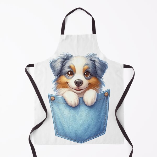 Item preview, Australian Shepherd Dog In Pocket designed and sold by BerryBlaze.