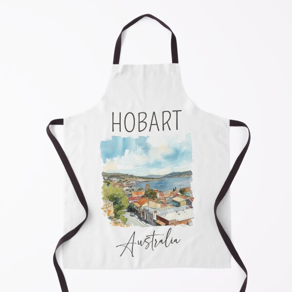 Item preview, Watercolor Design of Hobart - Australia designed and sold by Sketch-Shack.