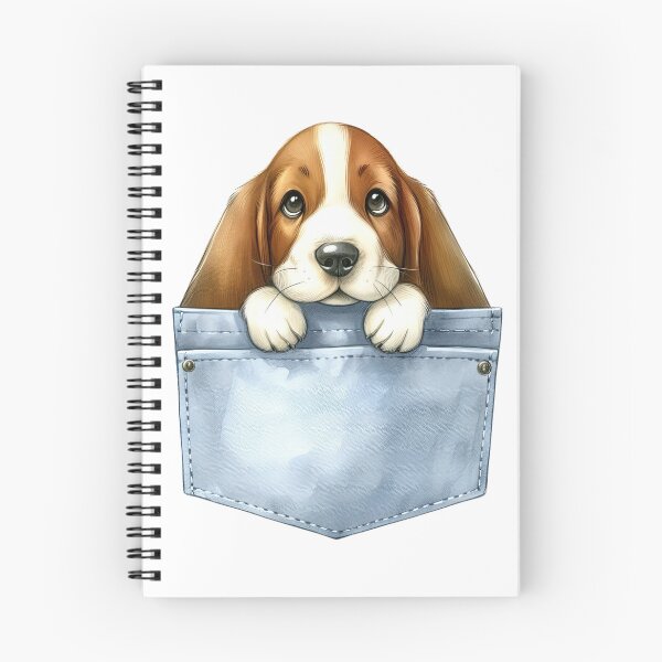 Item preview, Basset Hound Dog In Pocket designed and sold by BerryBlaze.