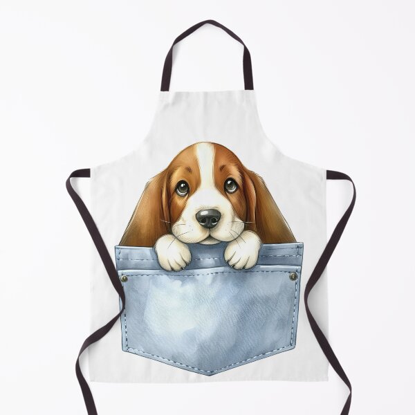 Item preview, Basset Hound Dog In Pocket designed and sold by BerryBlaze.