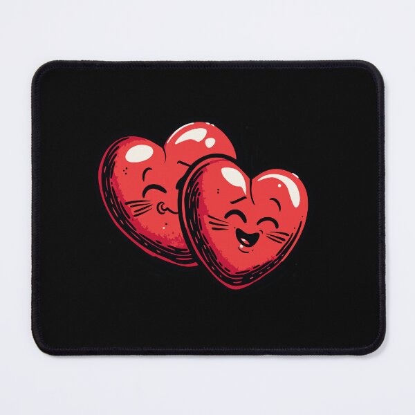 Item preview, Two Hearts - Love Valentine's Day Lover Couple  Cute Funny designed and sold by TheRealmWithin.