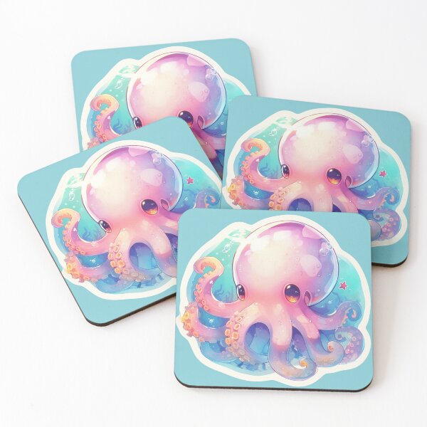Item preview, Cute Dumbo octopus and Bubbles designed and sold by SMARTKIT  DESIGNAGENCY.