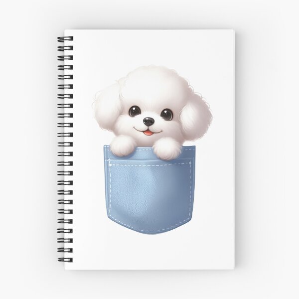Item preview, Bichon Frise Dog In Pocket designed and sold by BerryBlaze.