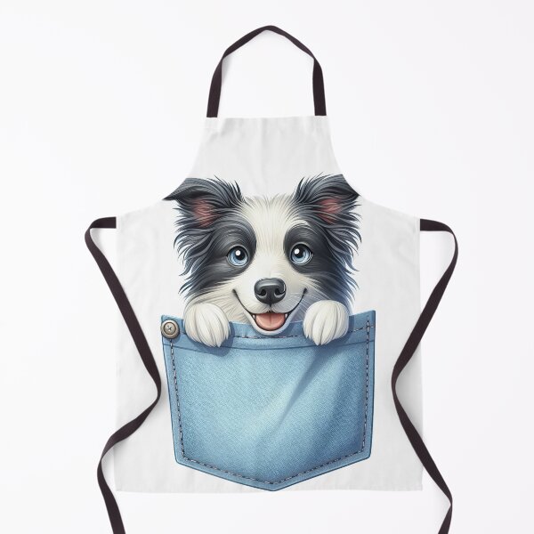 Item preview, Border Collie Dog In Pocket designed and sold by BerryBlaze.