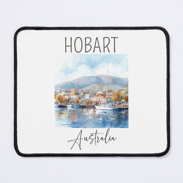 Item preview, Watercolor Design of Hobart - Australia designed and sold by Sketch-Shack.