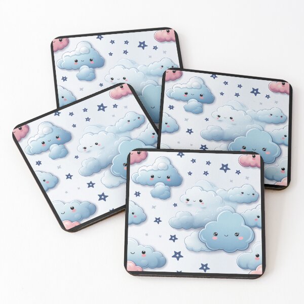 Item preview, clouds in the sky,  clouds and stars in the sky designed and sold by PRYMULLART.