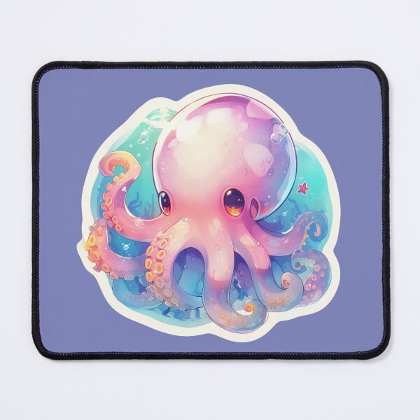 Item preview, Cute Dumbo octopus and Bubbles designed and sold by SMARTKIT DESIGNAGENCY.