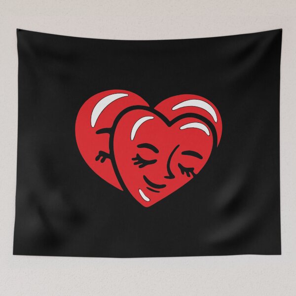 Item preview, Two Hearts - Love Valentine's Day Lover Couple  Cute Funny designed and sold by TheRealmWithin.