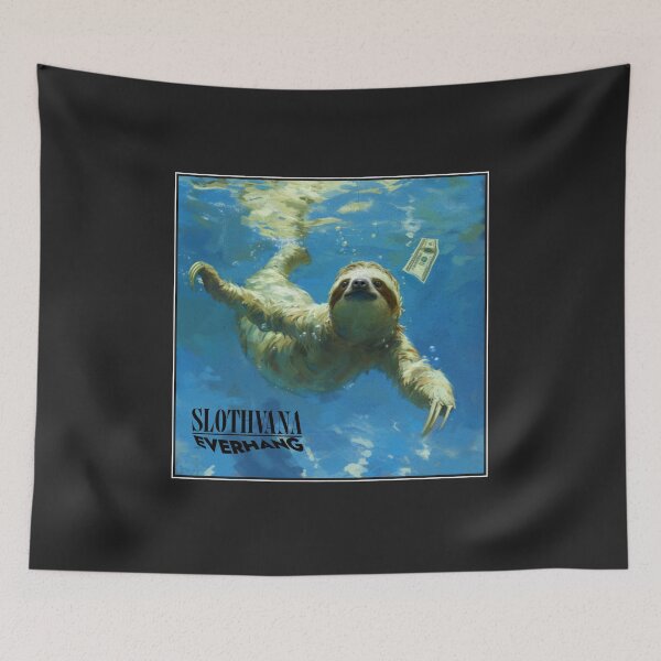 Item preview, Slothvana: The Chill Underwater Escape designed and sold by Sir Meow Meow.