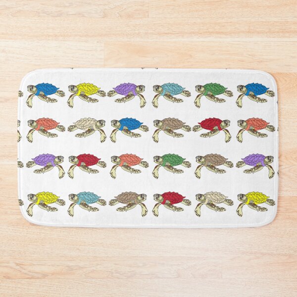 Item preview, Turtles, Loggerhead Turtle, Sea Turtles, Loggerhead Sea Turtles, marine reptile, sea life, ocean life, animal art, colorful animal designs designed and sold by Colleen Macomber.