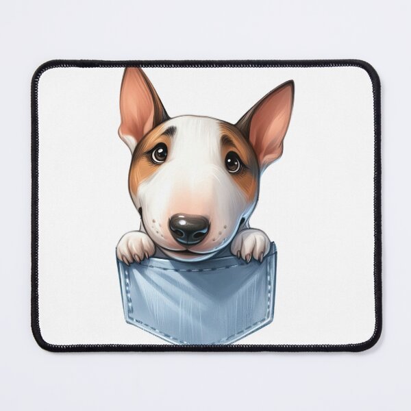 Item preview, Bull Terrier Dog In Pocket designed and sold by BerryBlaze.