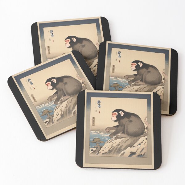 Item preview, japanese macaque designed and sold by EuropeanPrints.