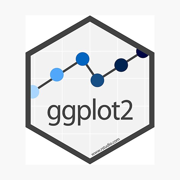 ggplot2 hex logo Photographic Print