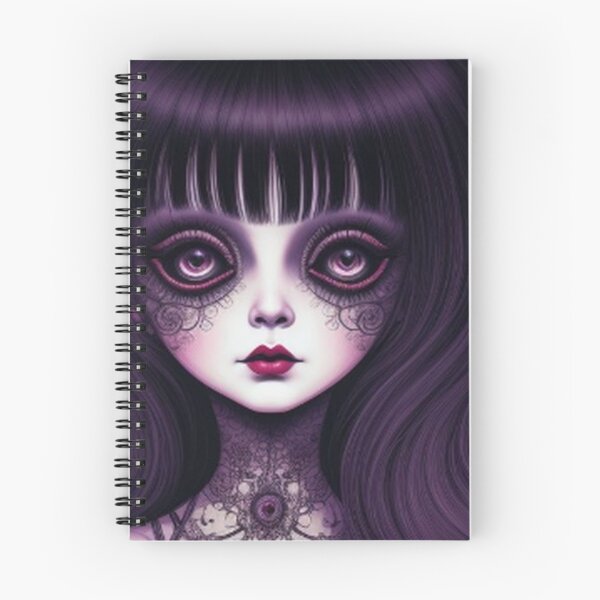 Item preview, Gothic Creepy Doll With Roses designed and sold by TheDarkWardrobe.