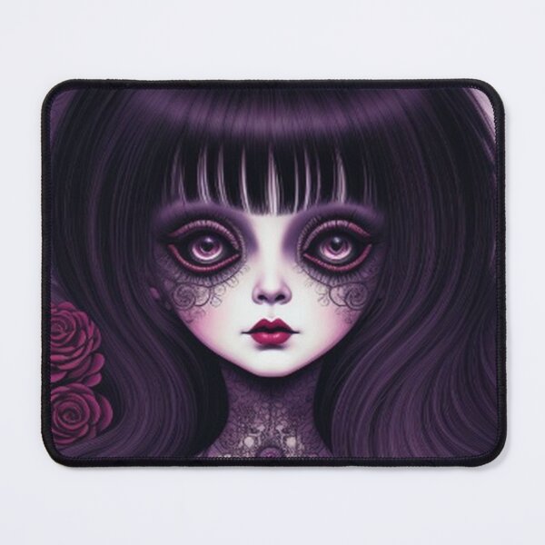 Item preview, Gothic Creepy Doll With Roses designed and sold by TheDarkWardrobe.