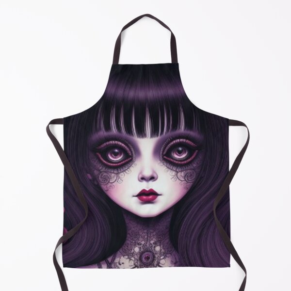 Item preview, Gothic Creepy Doll With Roses designed and sold by TheDarkWardrobe.