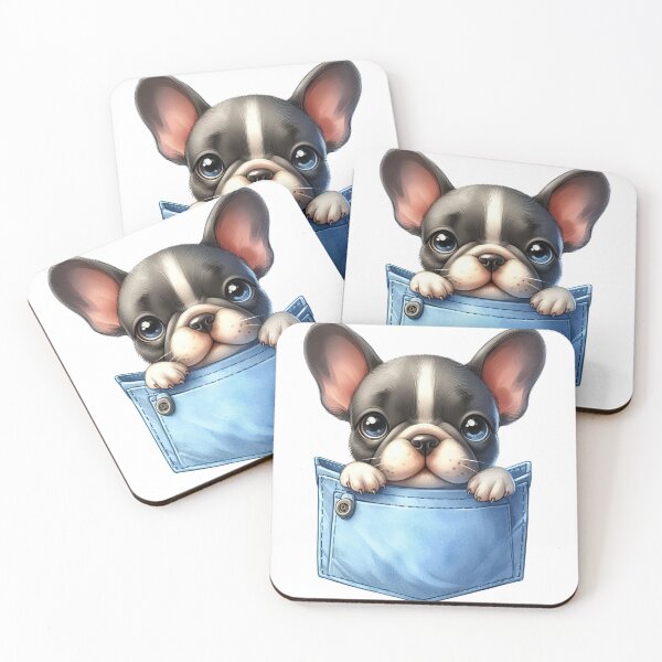 Item preview, Bulldog Dog In Pocket designed and sold by BerryBlaze.